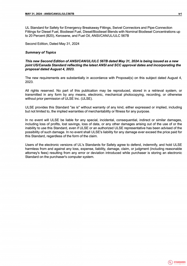 UL 567B PDF UL 567B PDF